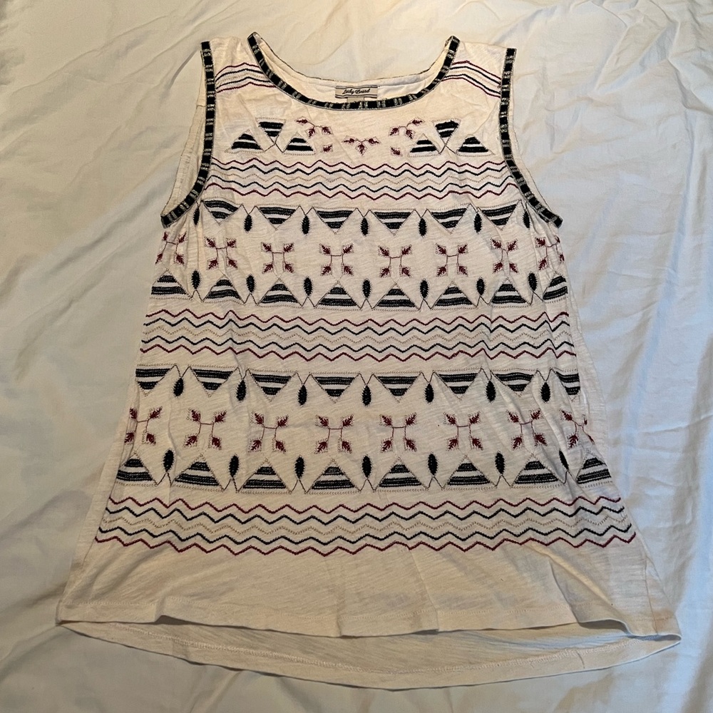 LUCKY BRAND aztec tank top